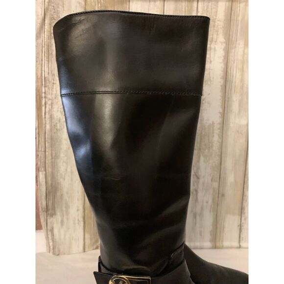 Michael Michael Kors Bryce Black Knee High Boot Size 6M - Picture 9 of 16